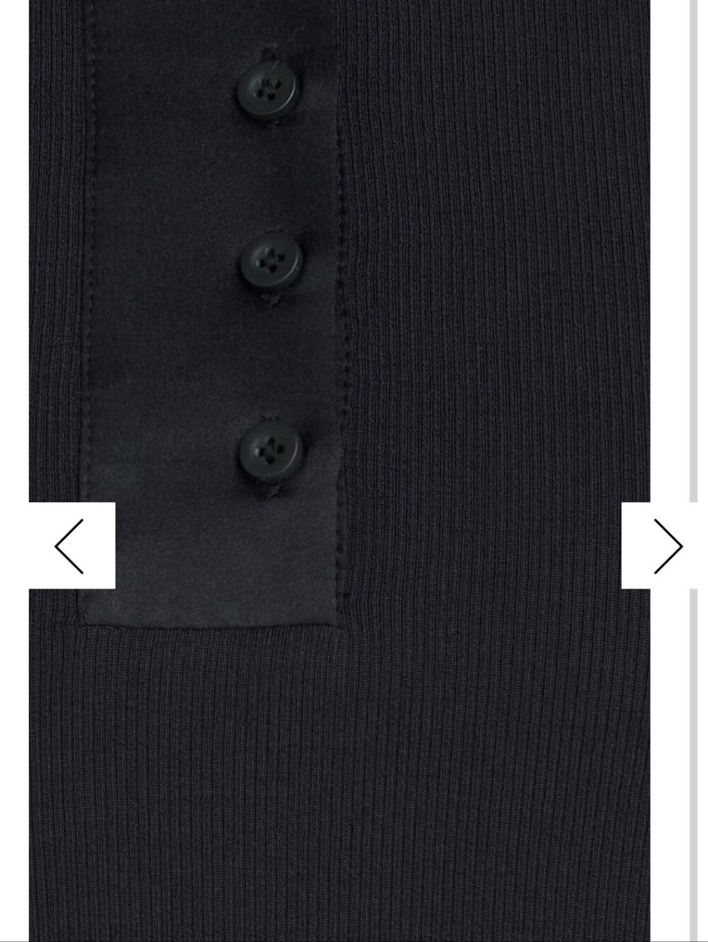 Frame Brand Ribbed Henley Top - Picture 3 of 11